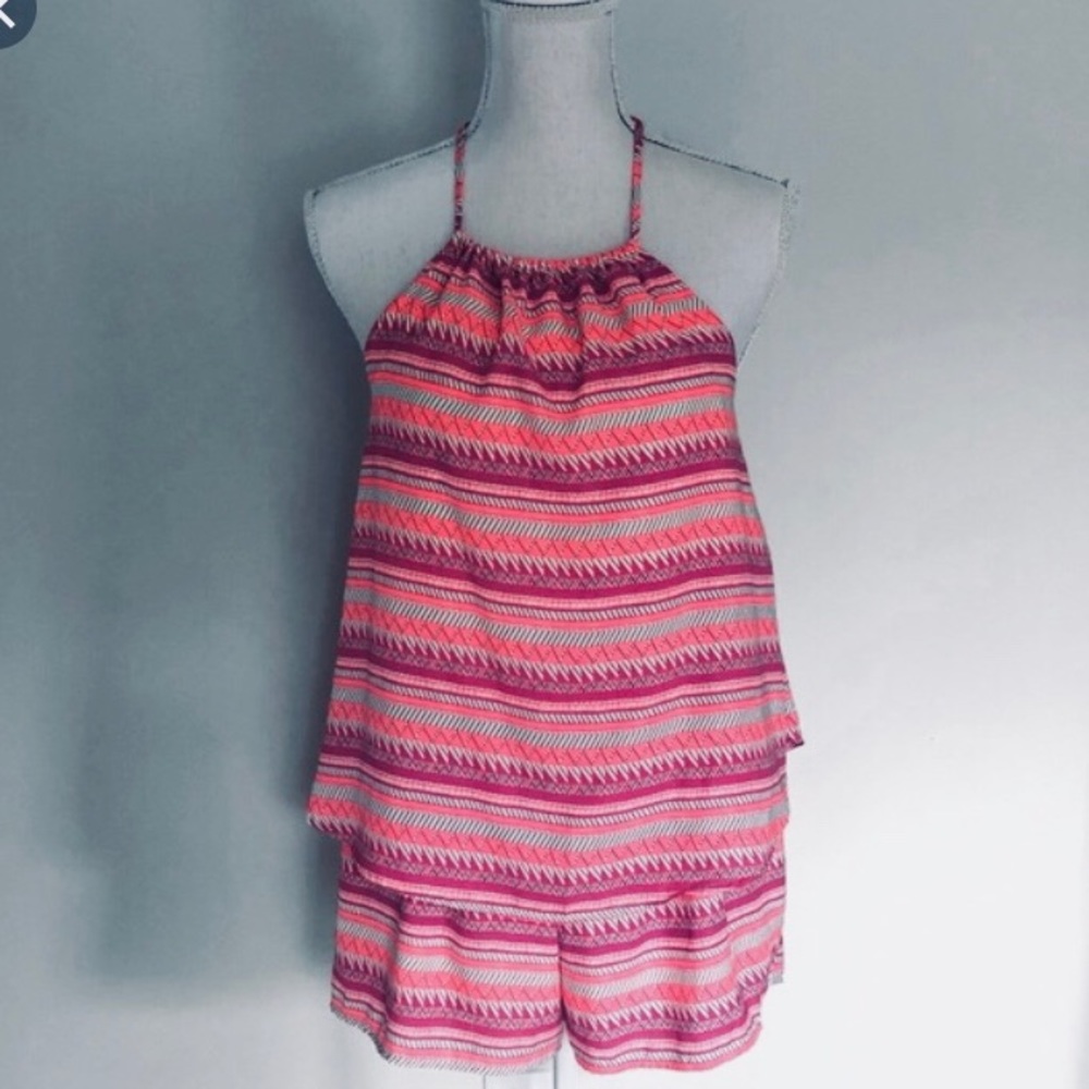 Gorgeous two layer halter romper